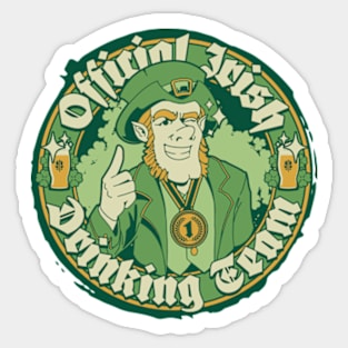 Official Irish Drinking Team Sticker